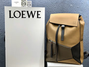 Loewe Puzzle Small Color Block Grain Leather Bag