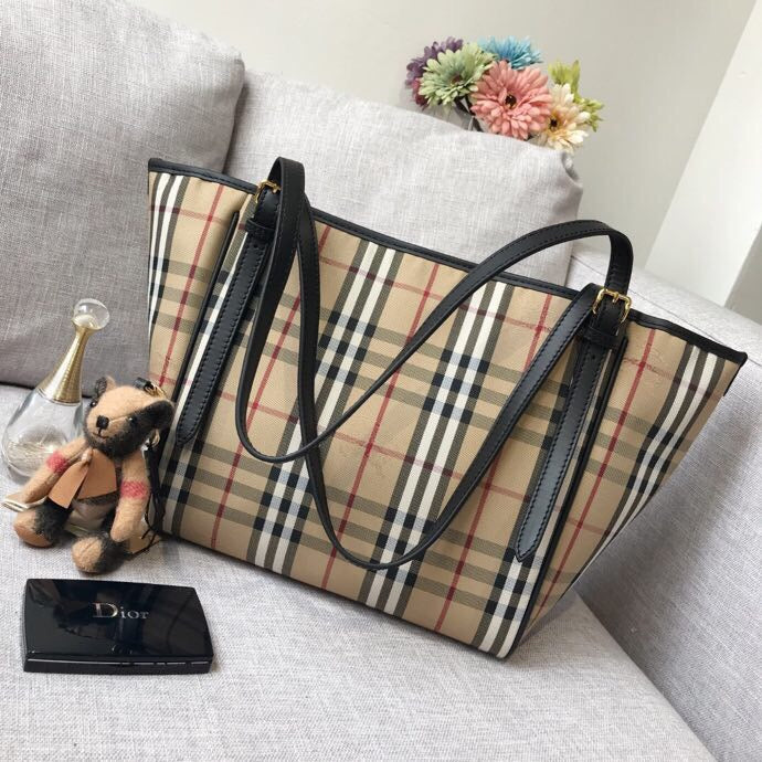 Premium B Shopping Bag with YKK Brass Hardware