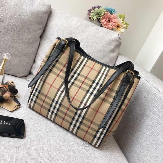 Premium B Shopping Bag with YKK Brass Hardware