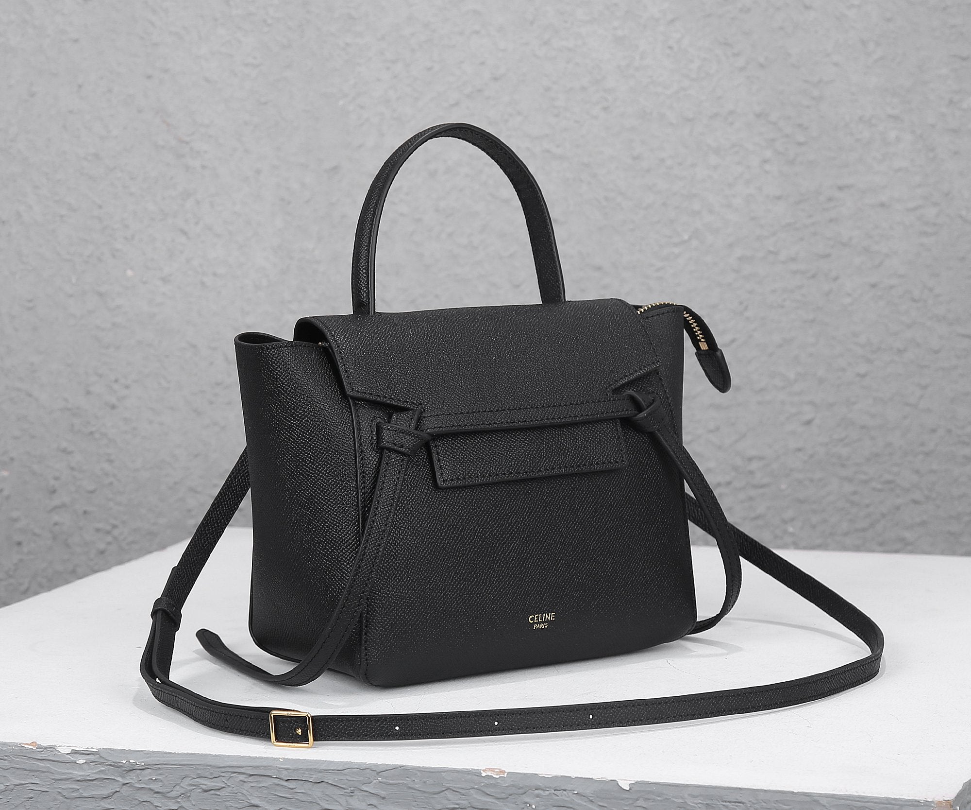 Celine Inspired 20CM Palm Print Catfish Bag - Premium Cowhide Material