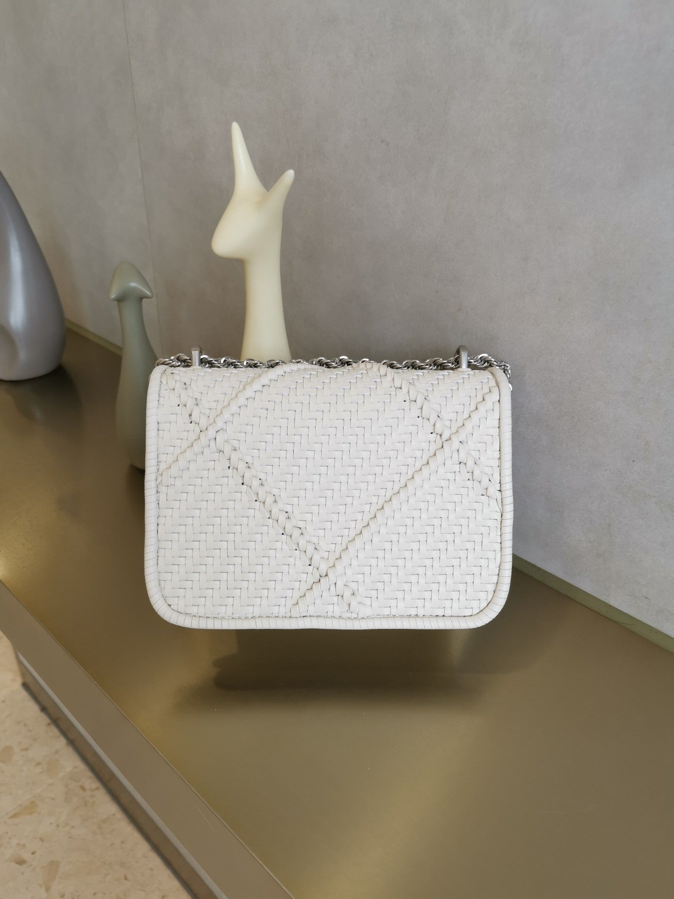 Tory Burch Eleanor Small Chain Napa Cowhide Accordion Bag