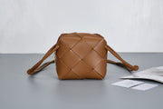 BV Fall & Winter Mini Intreccio Crossbody Bag - Camel