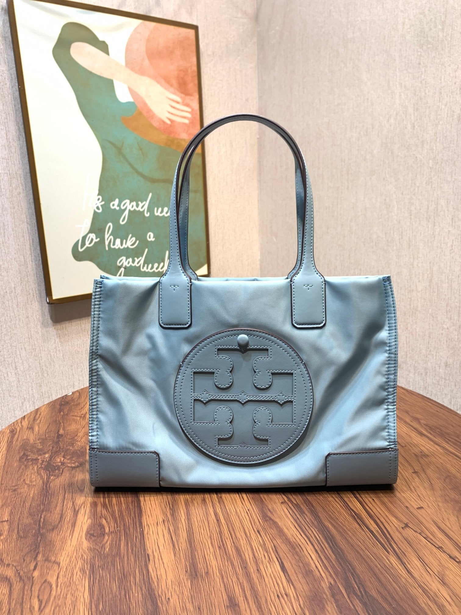 Tory Burch Ella Small Portable Tote Bag - Lightweight Nylon