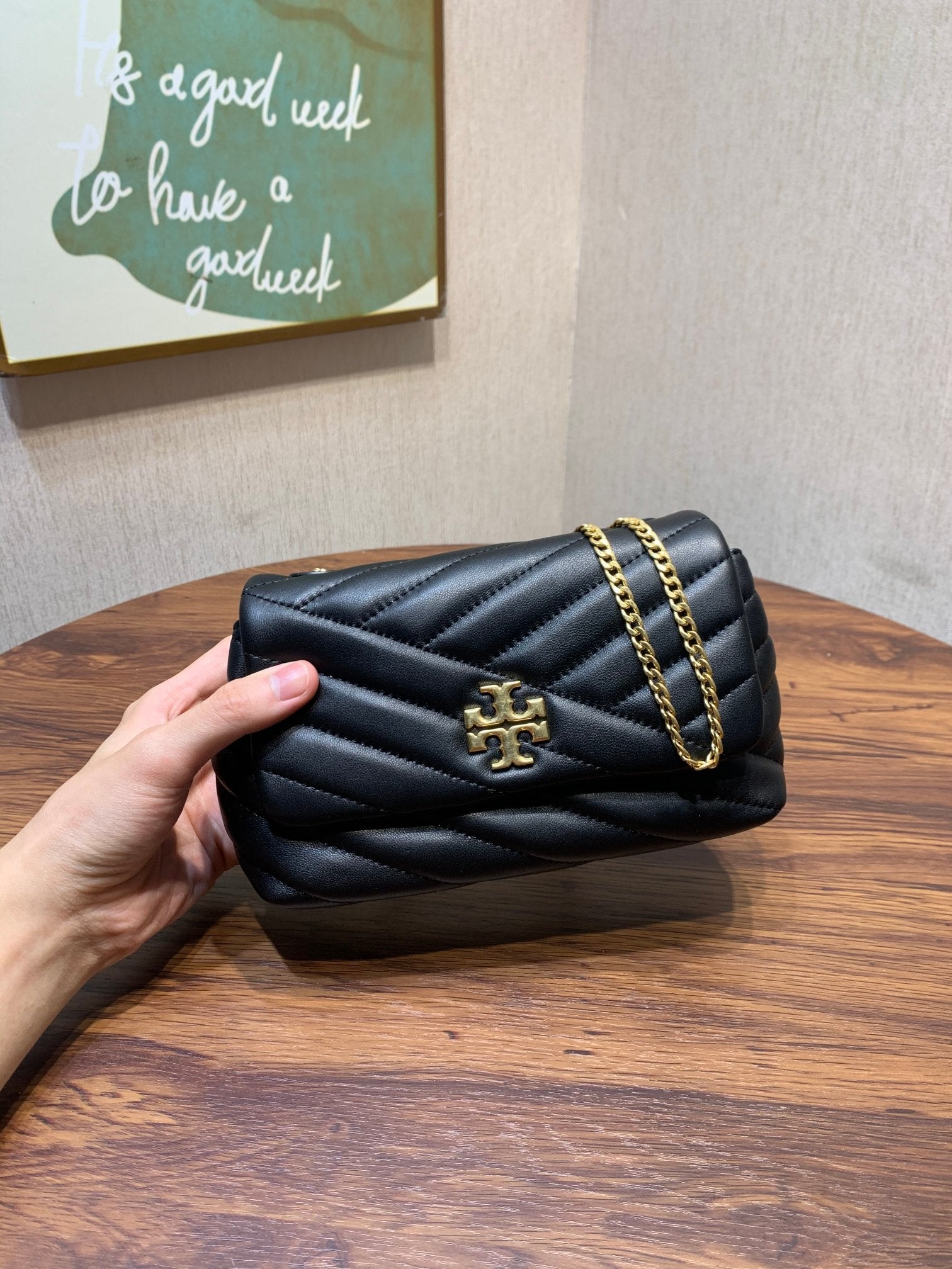 Tory Burch Kira Quilted Lambskin Crossbody Bag