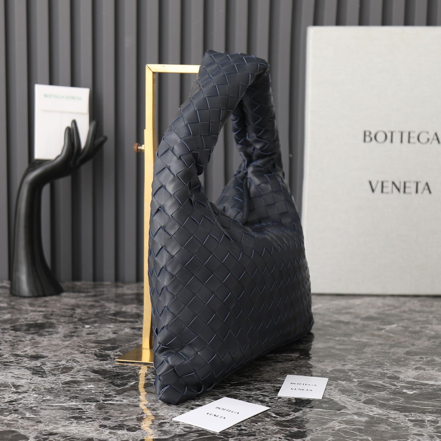 Bottega Veneta HOP Small Series Handbag â€“ Classic Leather Weave