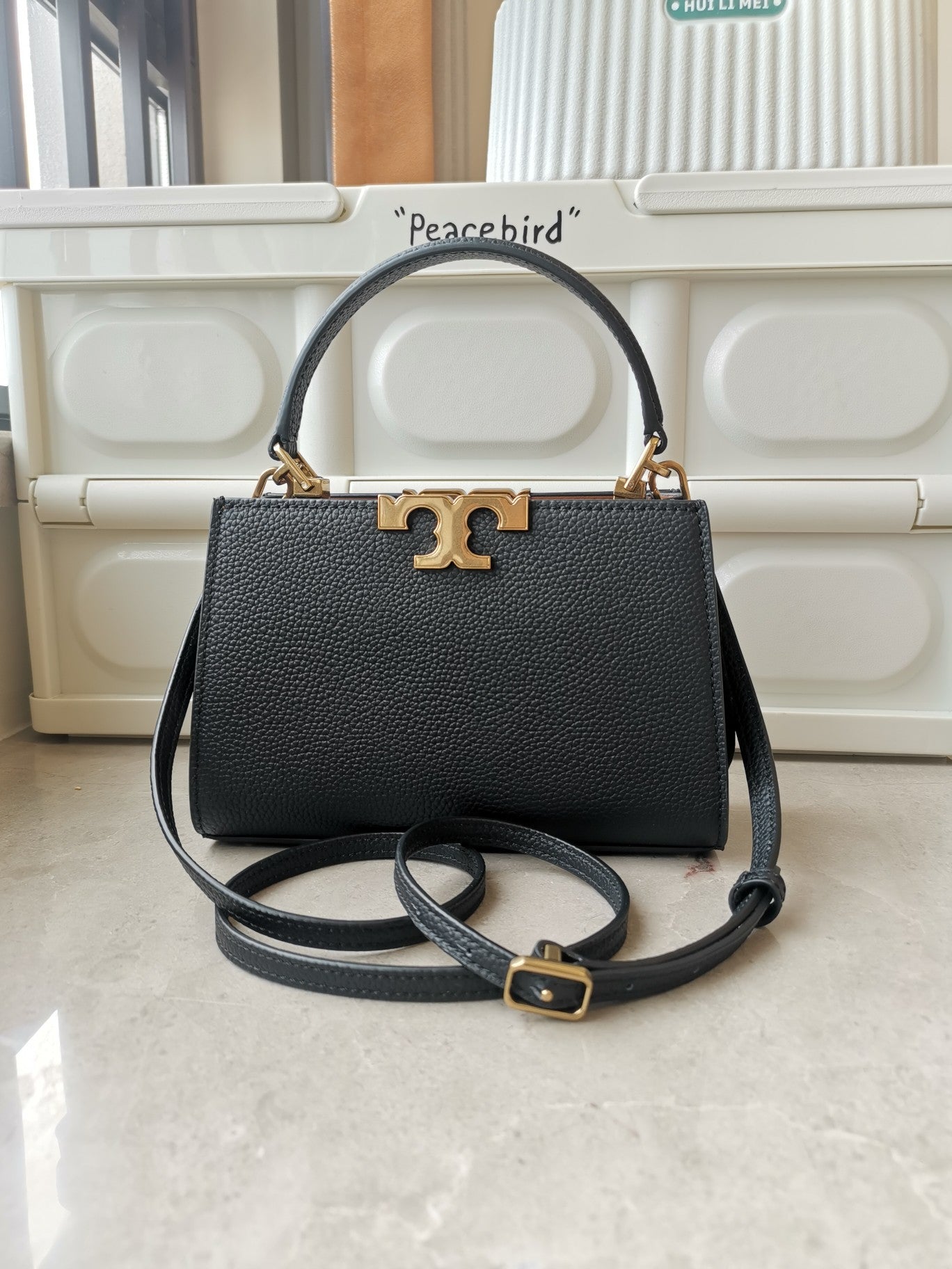 Tory Burch Eleanor Leather Handbag - Small Size 995