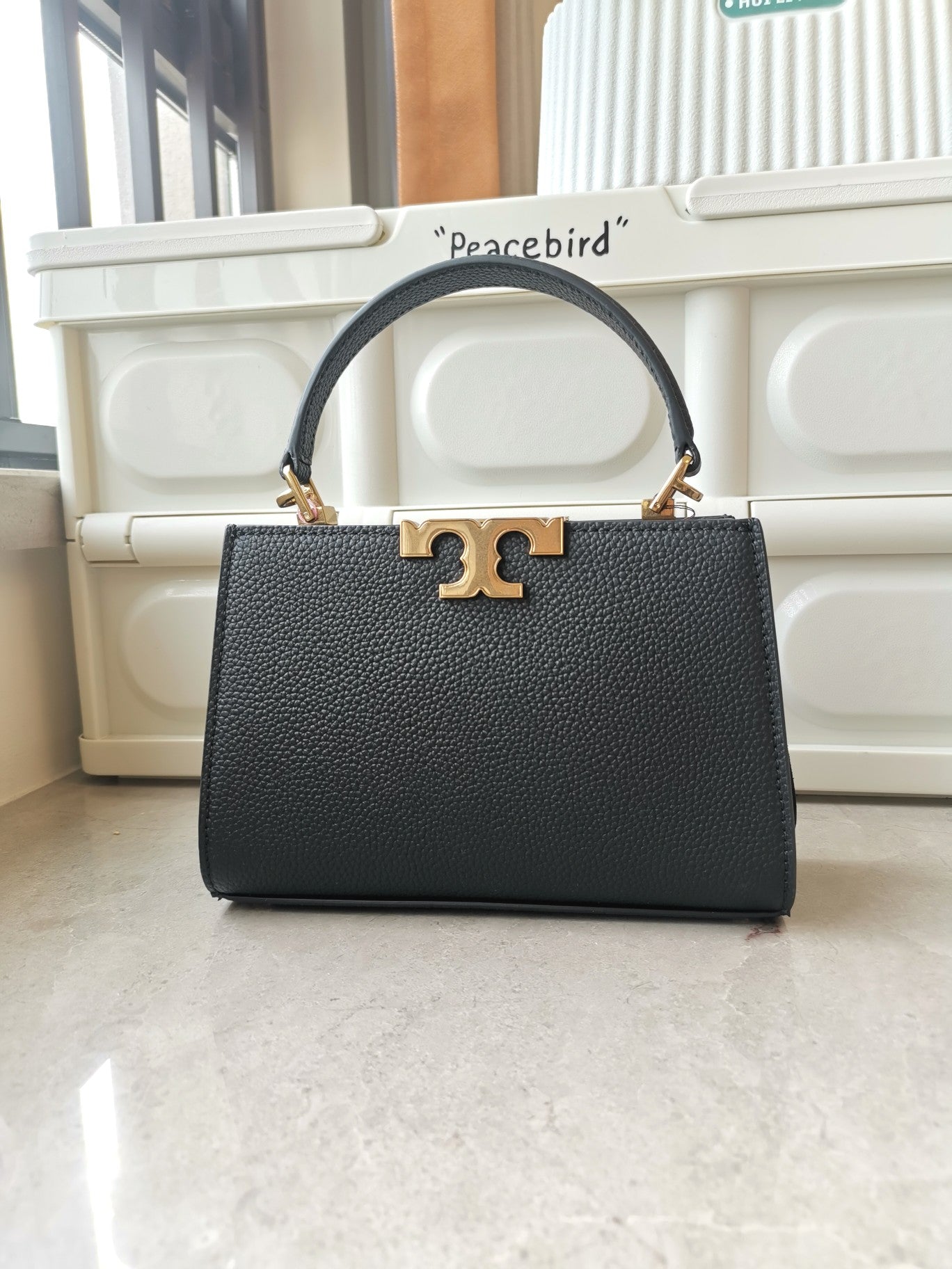 Tory Burch Eleanor Leather Handbag - Small Size 995