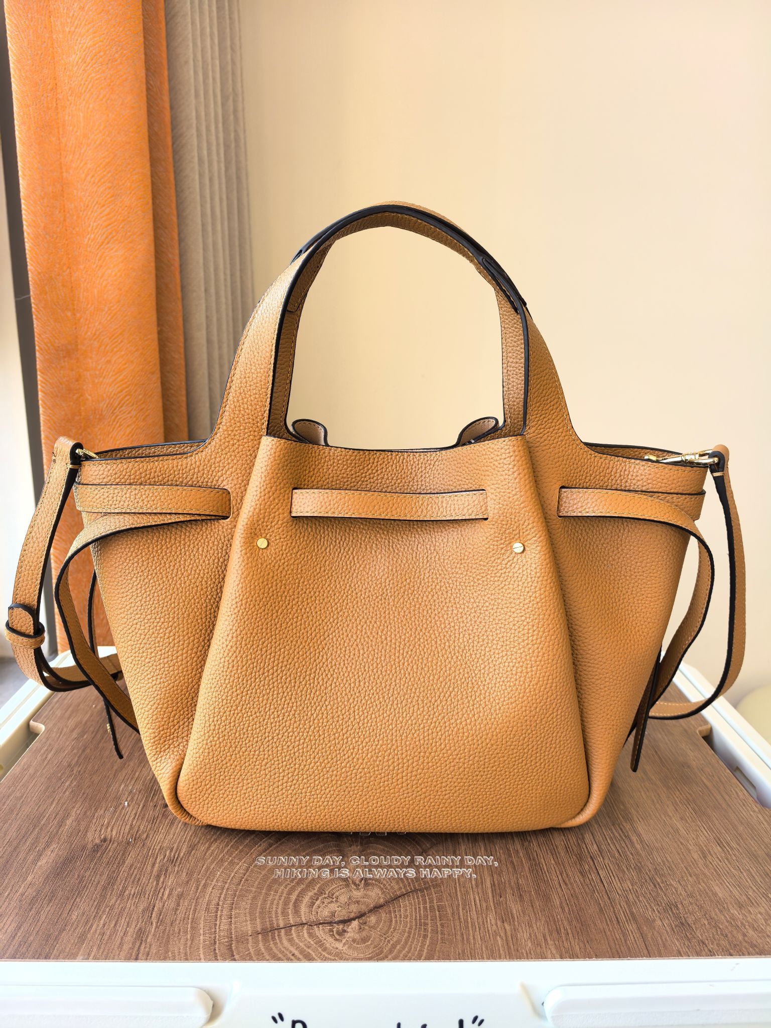 Tory Burch Medium Romy Drawstring Tote Bag - Luxurious Cowhide Crossbody Bag