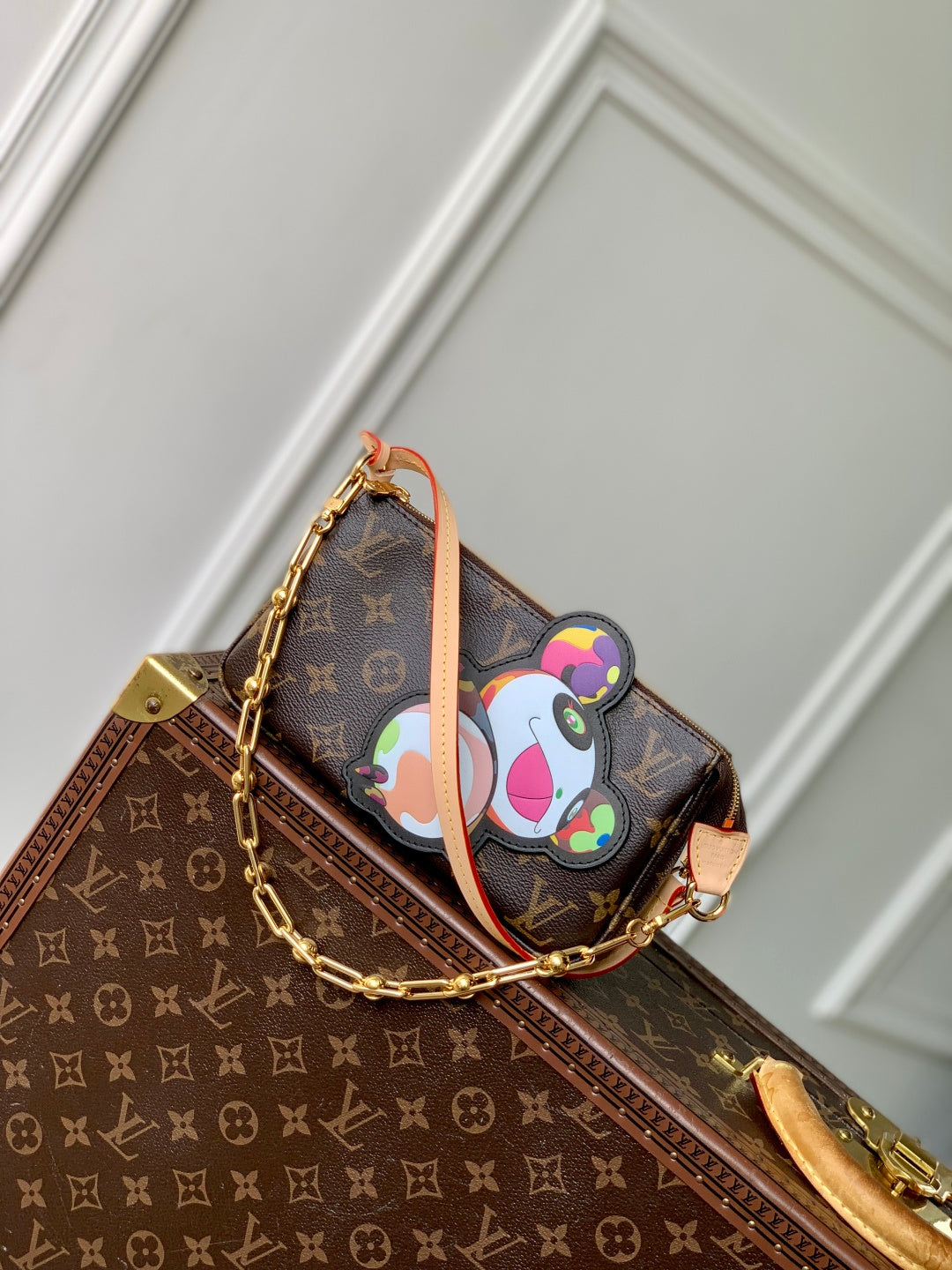 Louis Vuitton x Murakami Monogram Pochette Accessoires Bag