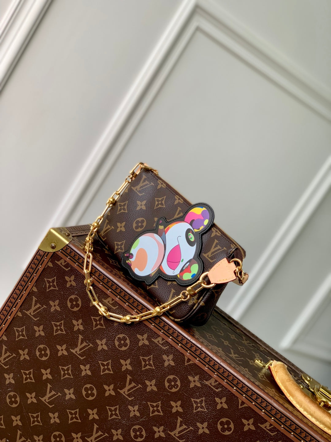 Louis Vuitton x Murakami Monogram Pochette Accessoires Bag