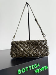 Bottega Veneta Kalimero Cha Cha Woven Handbag