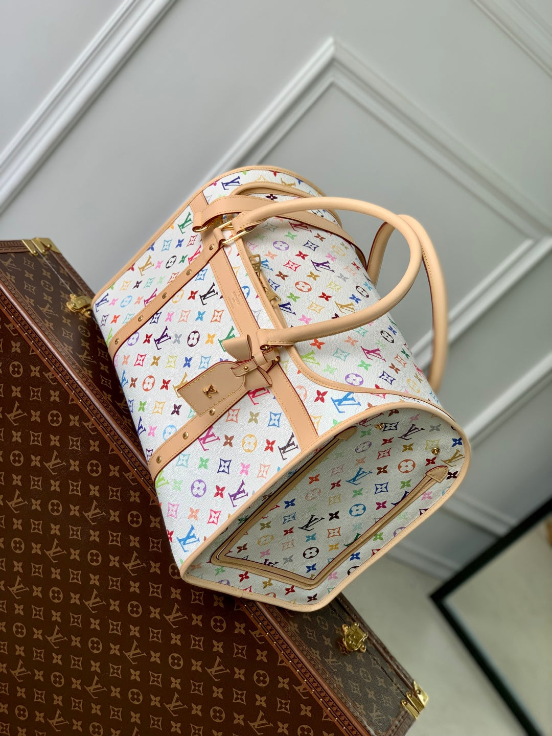 Louis Vuitton x Murakami Rainbow Pet Carrier Bag