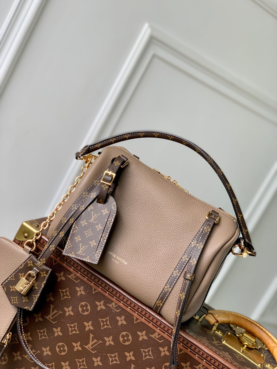 Louis Vuitton M13667 Elephant Gray Handbag - Fall/Winter 2025 Collection