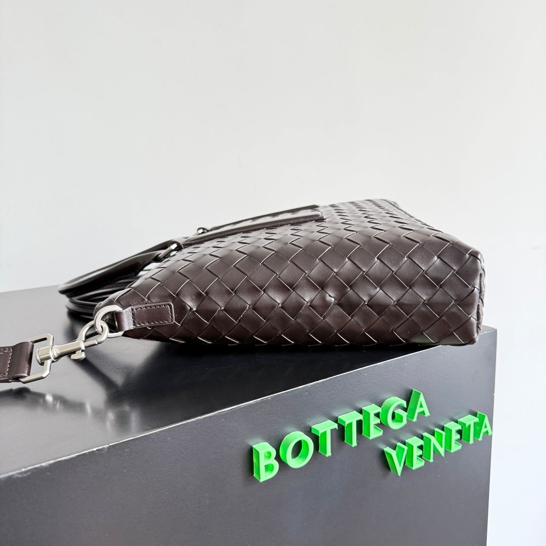 Bottega Veneta Men's Intrecciato Woven Briefcase - 2025 Edition