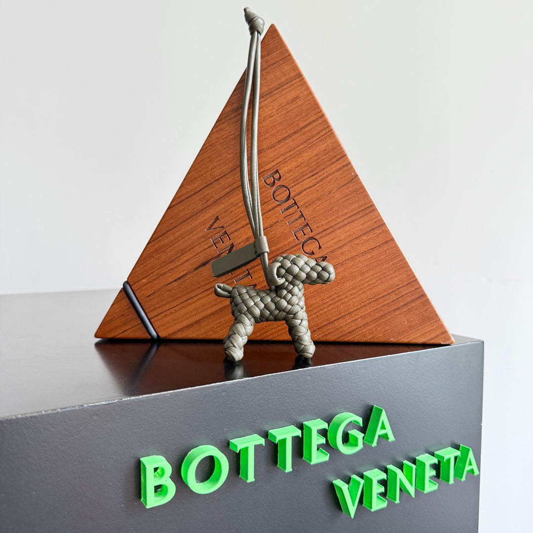 Bottega Veneta 2025 Braided Puppy Pendant