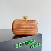 Bottega Veneta 2025 Maroon Kont Dinner Bag