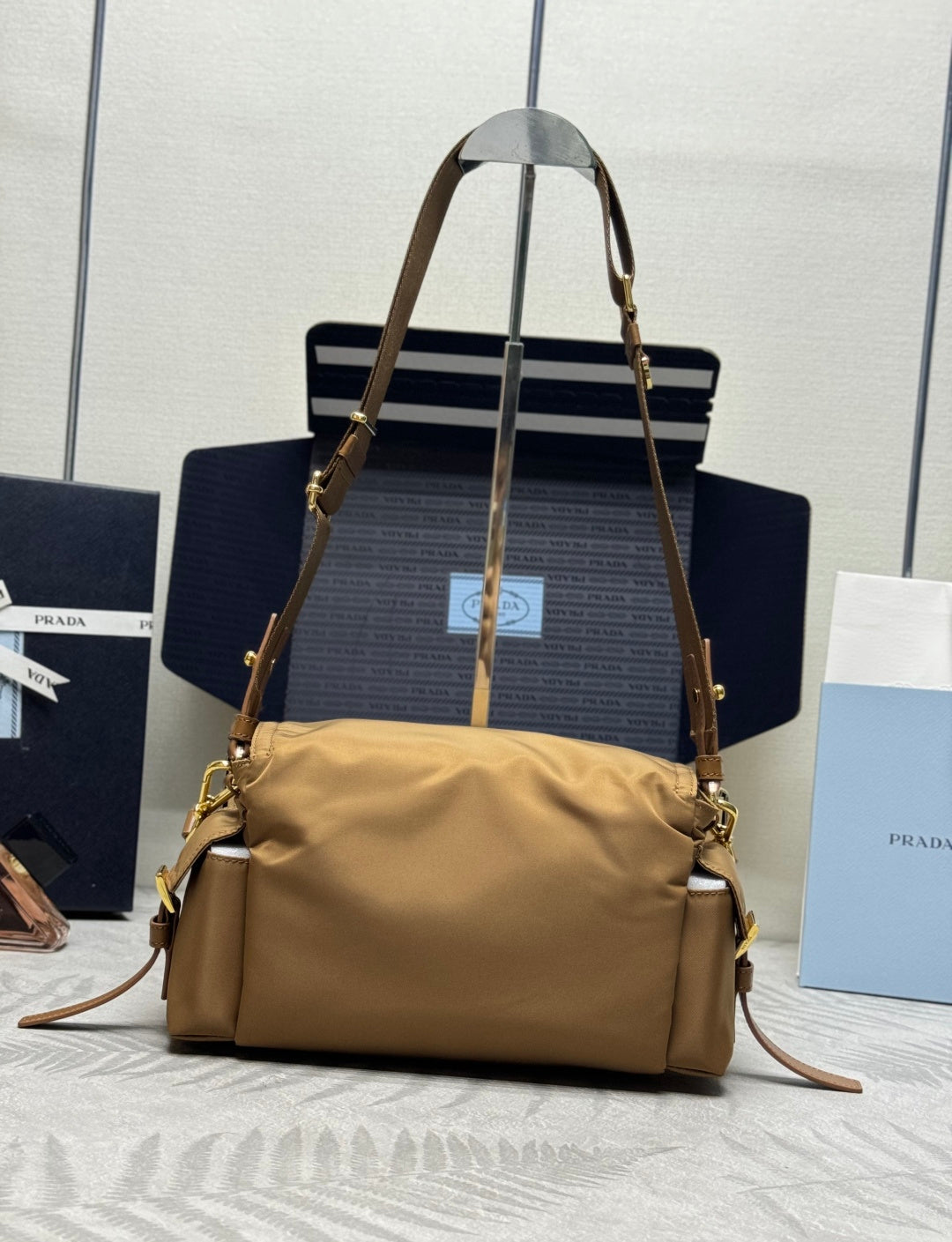 Prada Recycled Nylon Small Messenger Bag - Versatile & Stylish