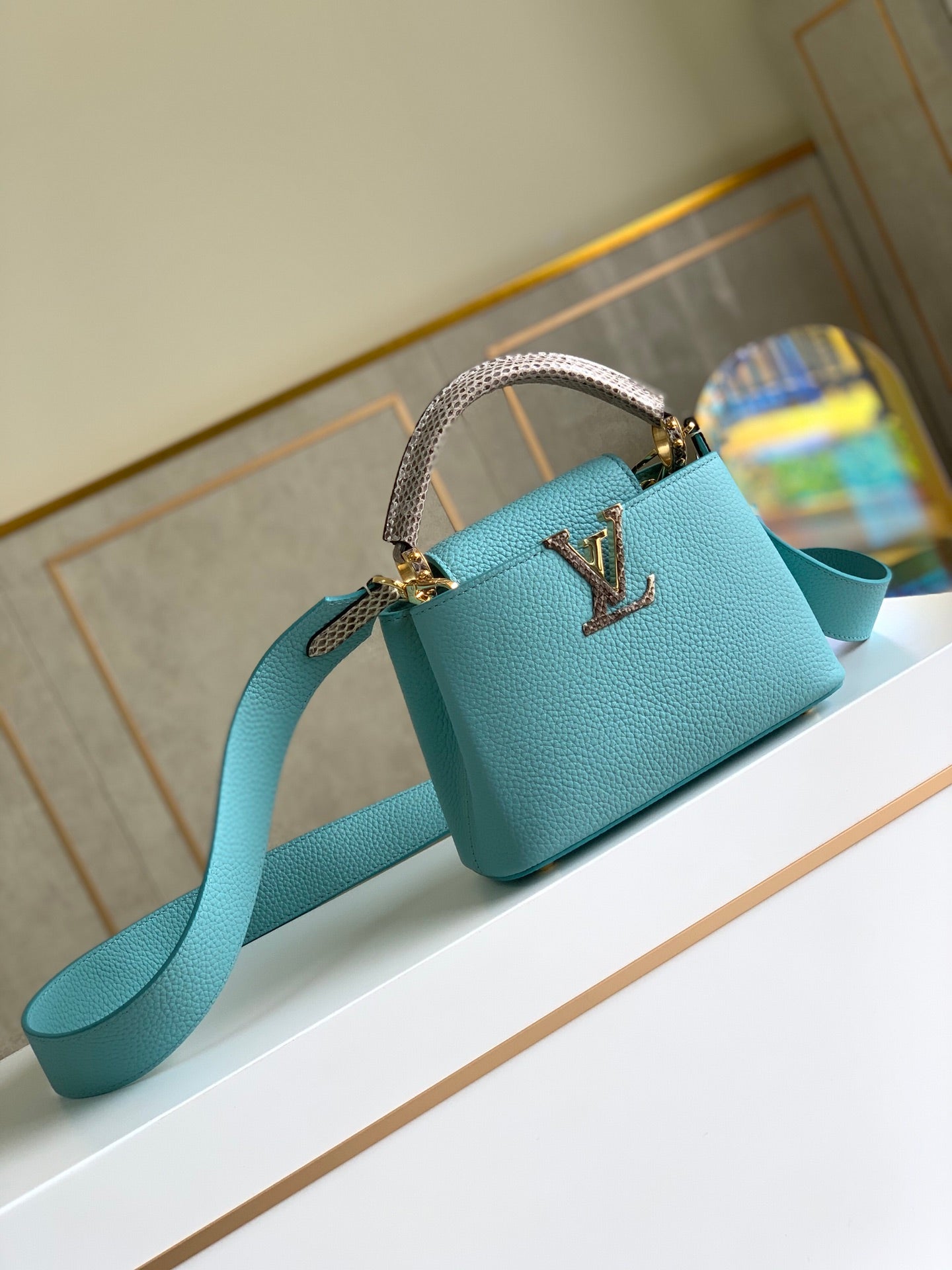 Louis Vuitton M55921 Ice Blue Handbag - Exclusive Purchase