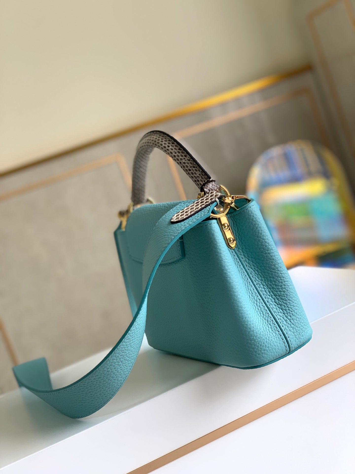 Louis Vuitton M55921 Ice Blue Handbag - Exclusive Purchase