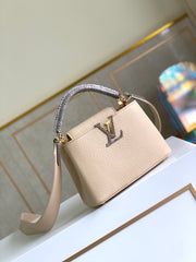 Louis Vuitton M55921 Milk White Leather Handbag