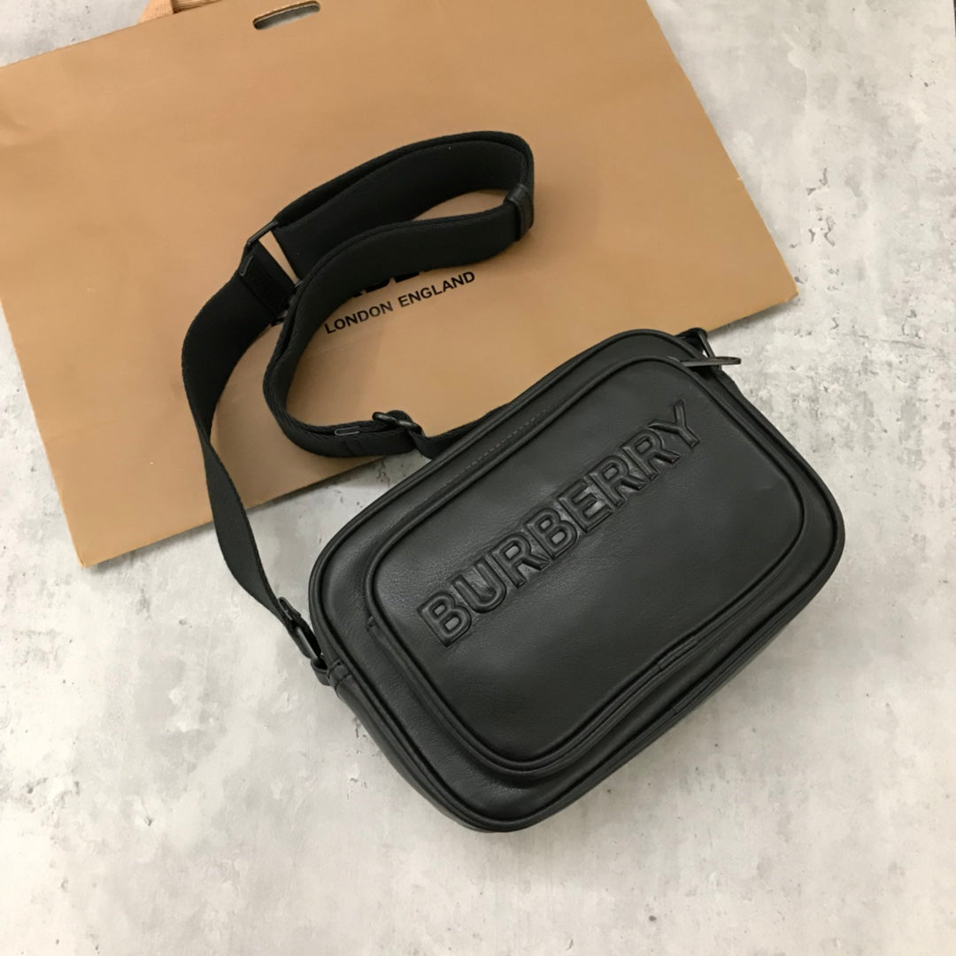 Luxury Italian Leather Cross-Body Camera Bag
