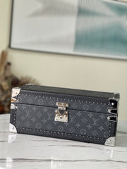 Multifunctional Black Flowers Storage Box for Watches and Accessories