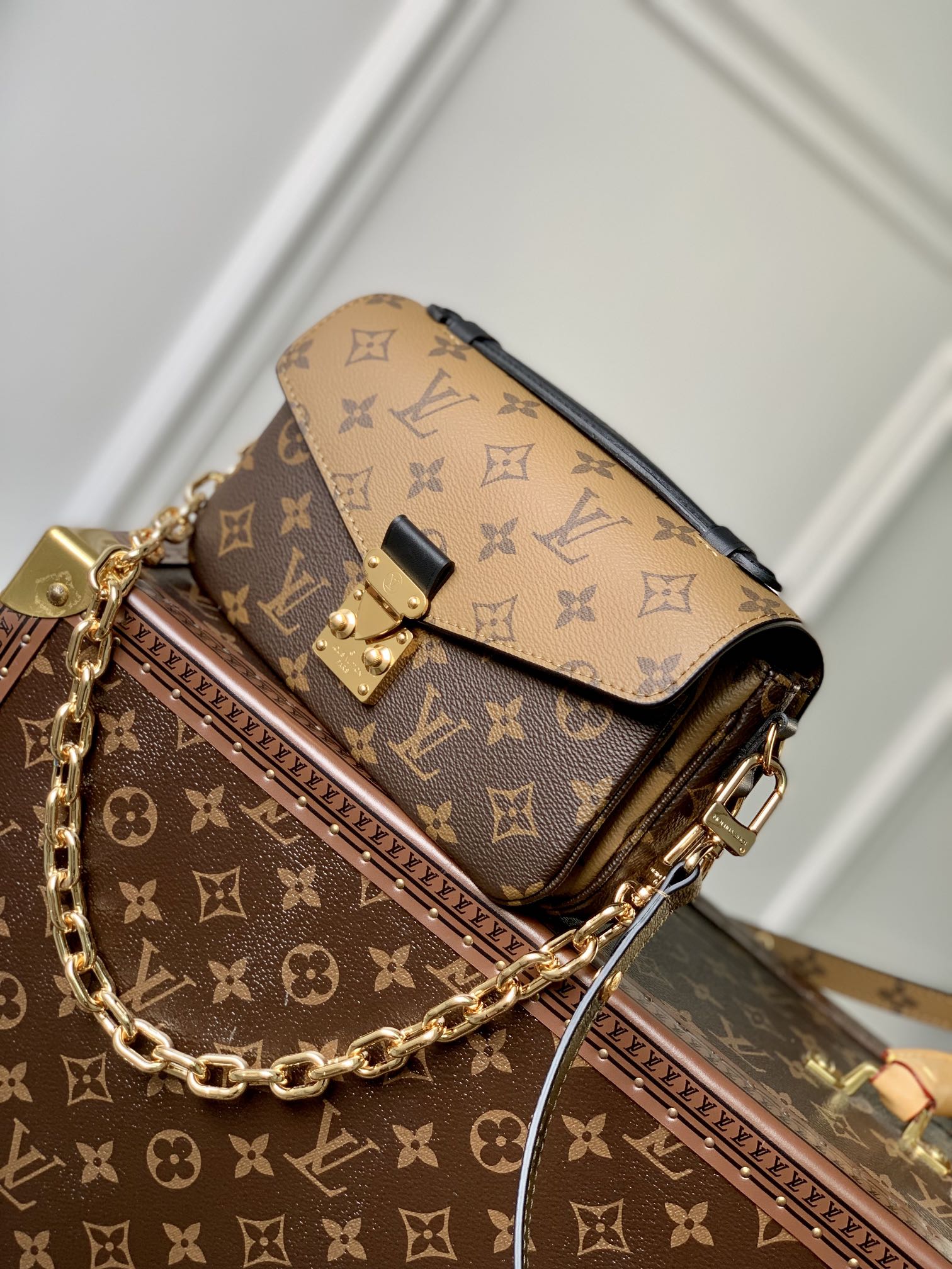 LV M46279 Yellow Flower Mini Messenger Bag