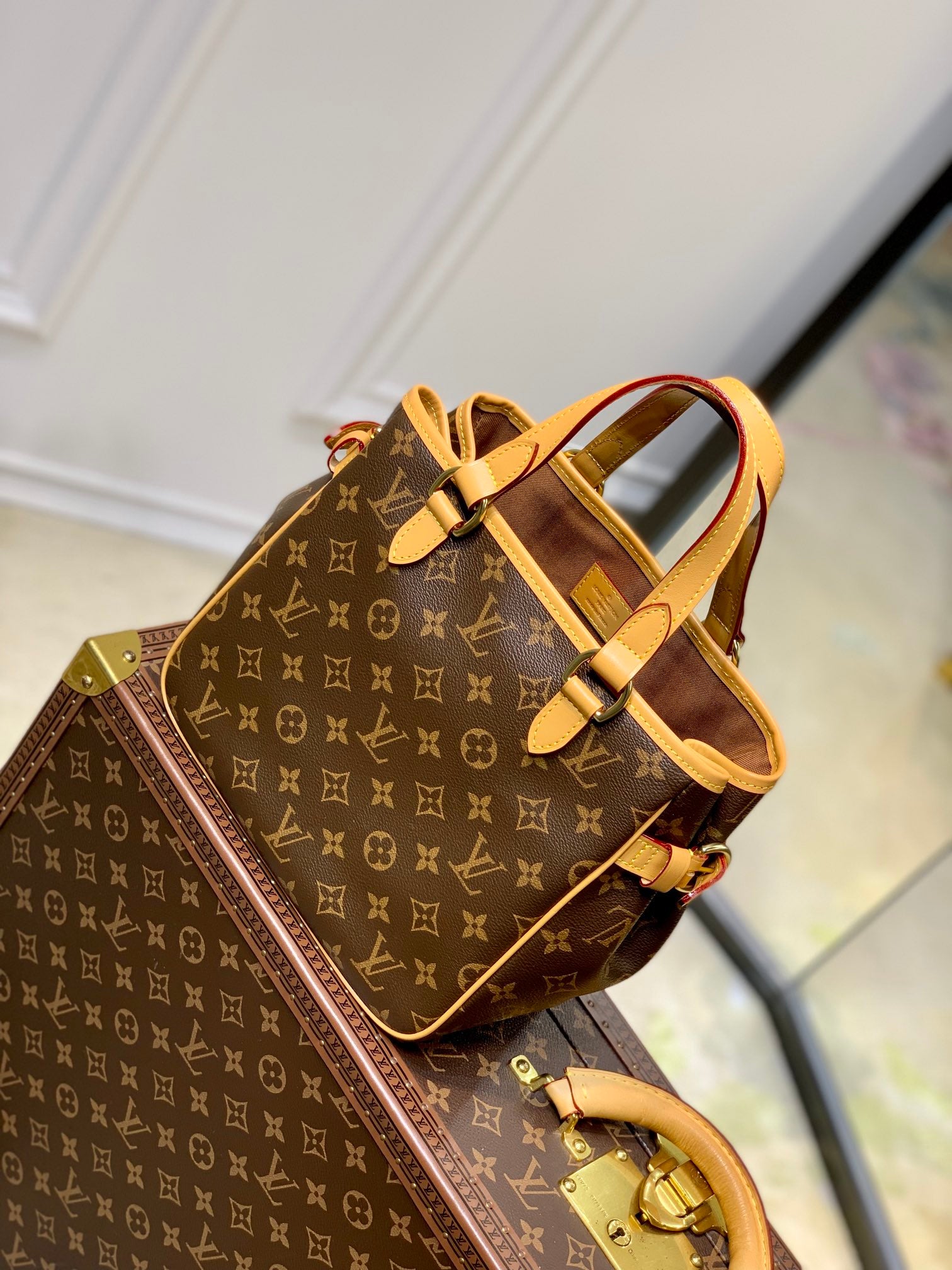 Pre-Owned LV Small Pumpkin Bag - Limited Edition Monogram Canvas