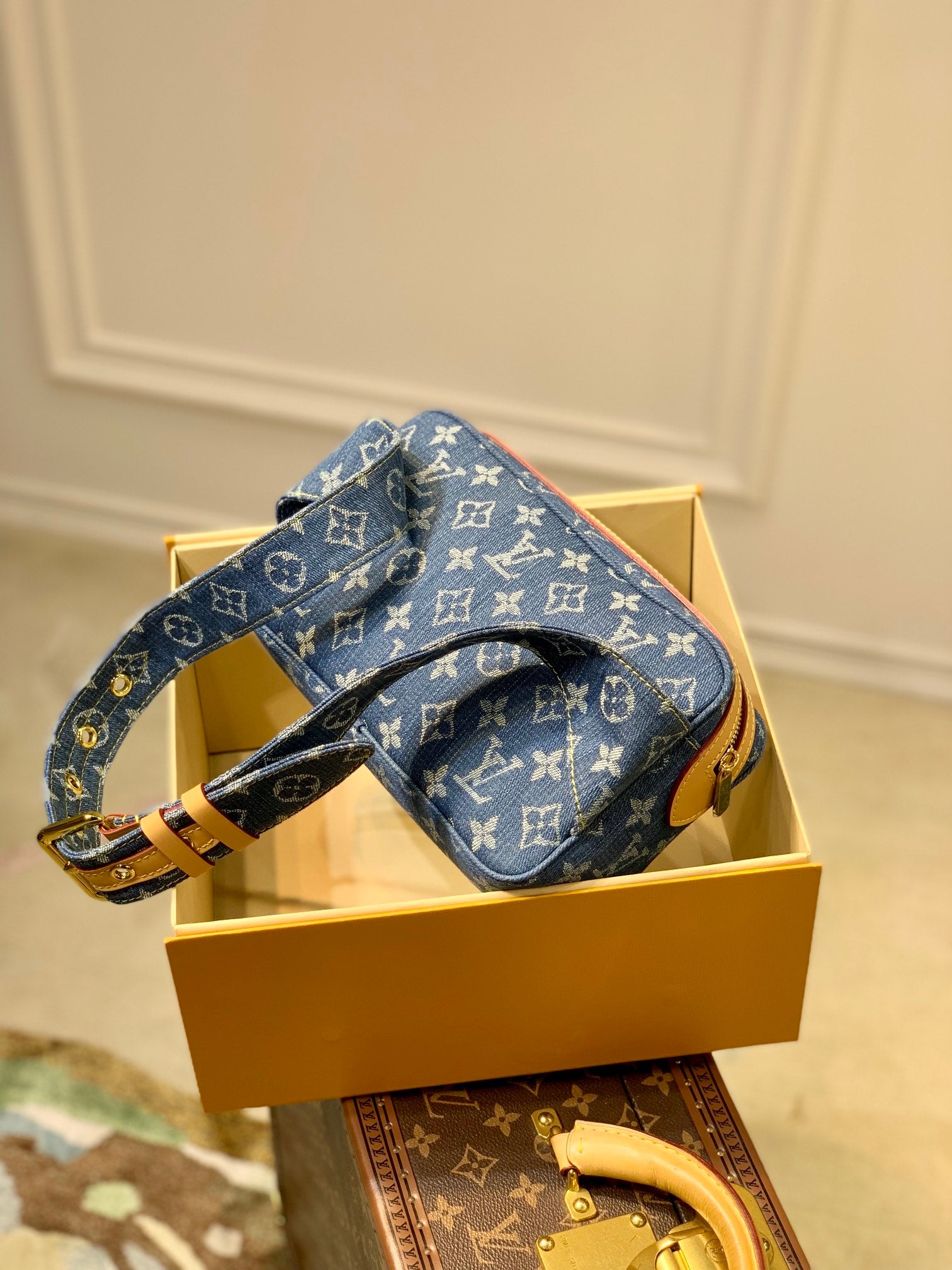 Limited Edition LV Denim Waist Bag - Authentic Second-Hand Luxury