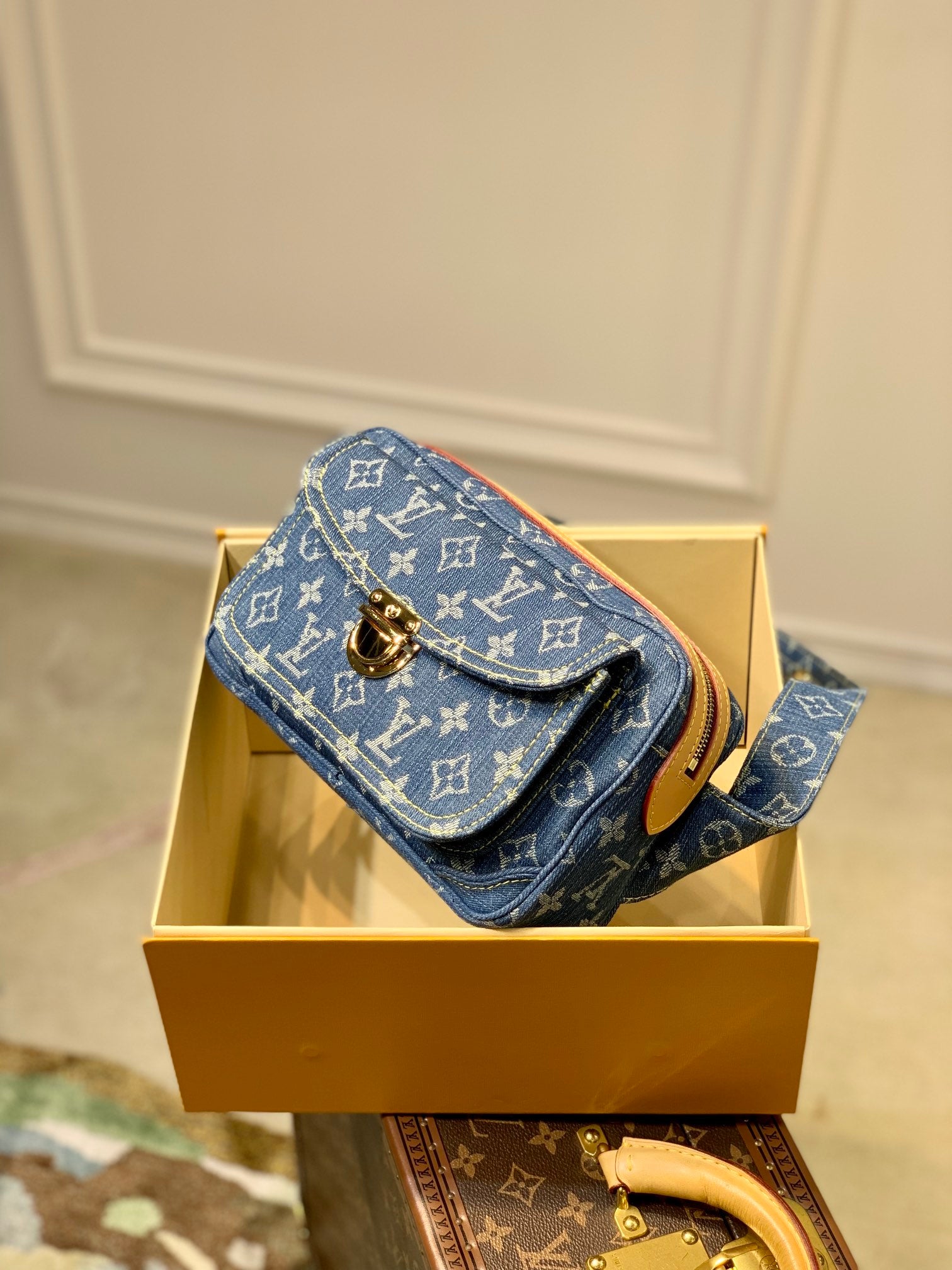 Limited Edition LV Denim Waist Bag - Authentic Second-Hand Luxury