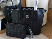 MCM Liz Visetos Double-Sided Shopping Bag - Small