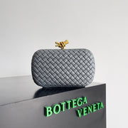 BV Knot Evening Bag â€“ Handcrafted Leather & Gold-Plated Hardware