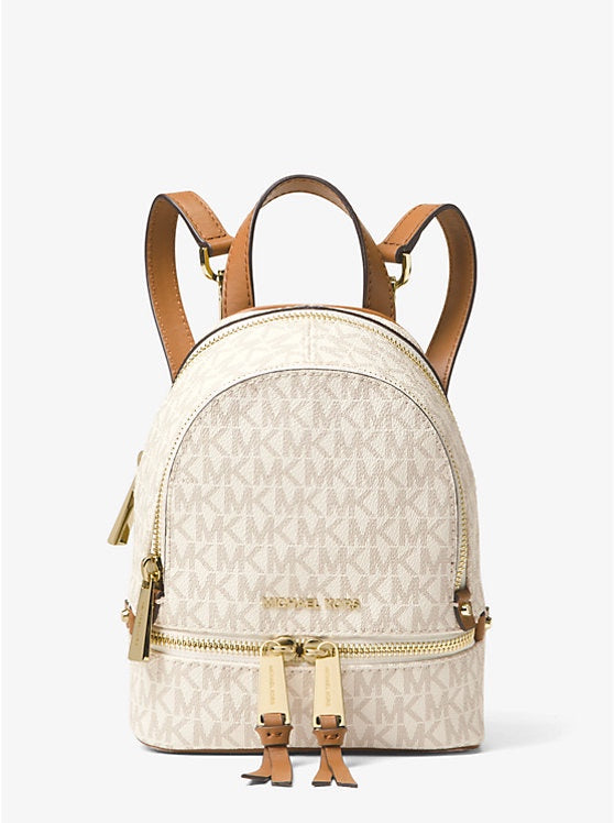 Michael Kors Rhea Mini Backpack - Vanilla Crossbody Bag
