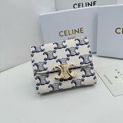 Celine Arc de Triomphe Orchid Leather Wallet Set