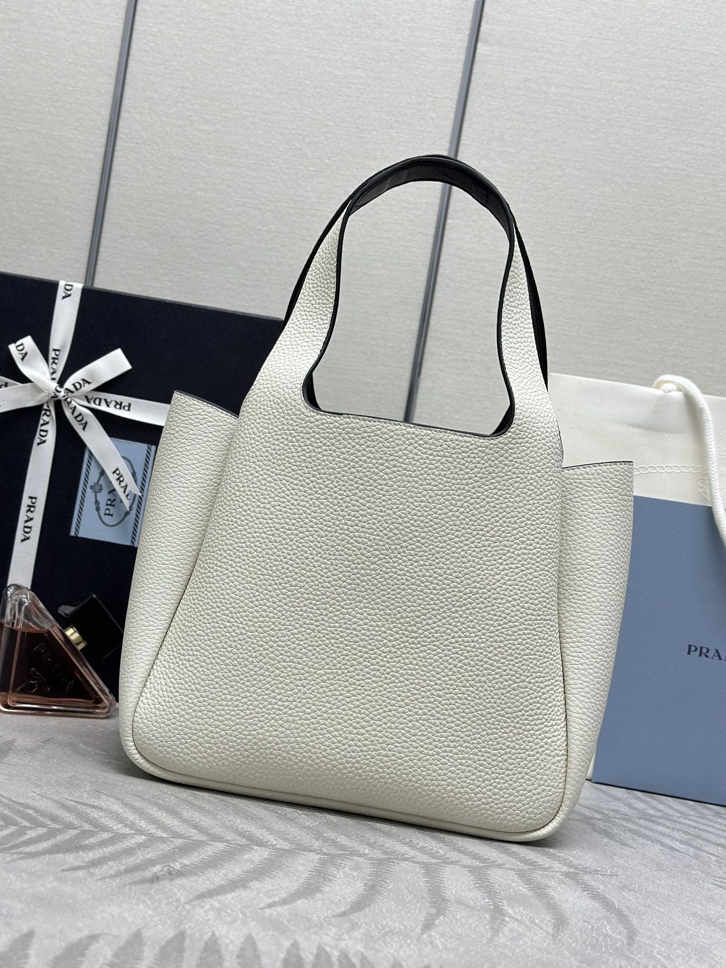 Prada Medium Vegetable Basket Shopping Bag