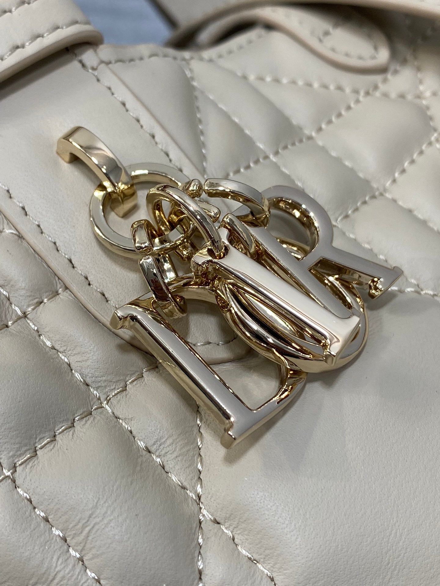 Dior Calfskin Apricot Tote Bag - Stylish Travel Companion