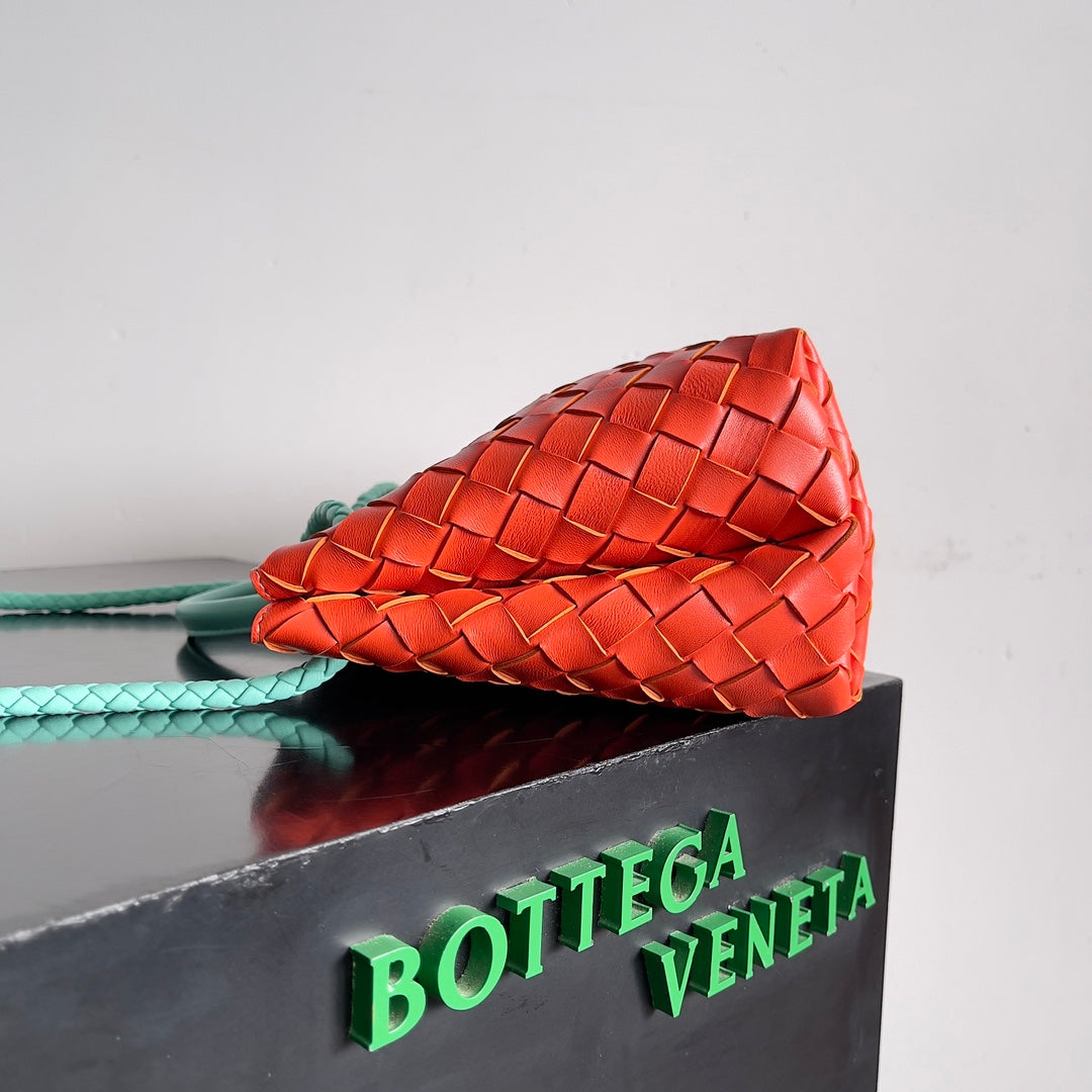 Bottega Veneta Andiamo Color Block Lambskin Bag