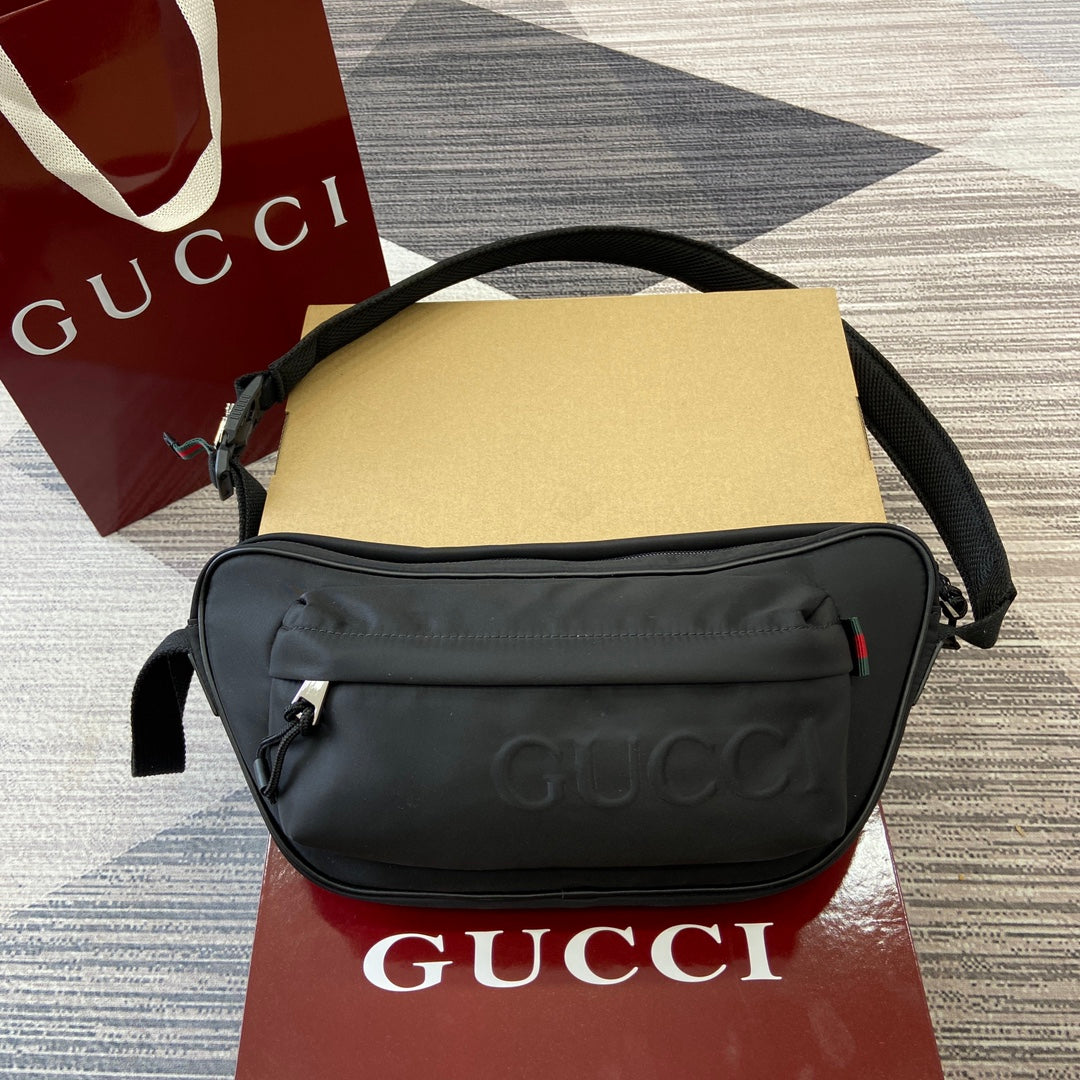 Gucci GG Crossbody Bag - Original Canvas, Adjustable Strap