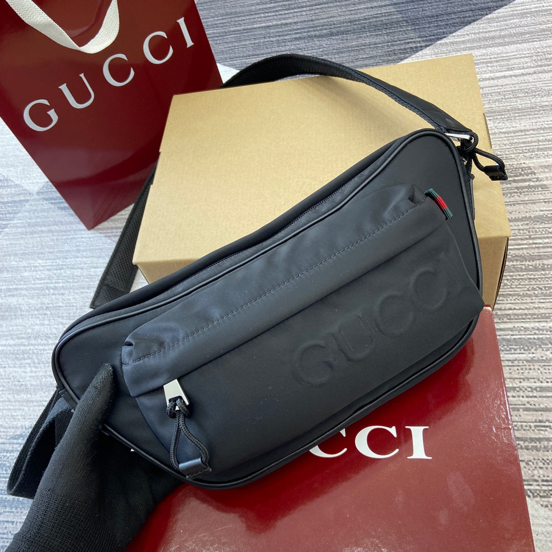Gucci GG Crossbody Bag - Original Canvas, Adjustable Strap
