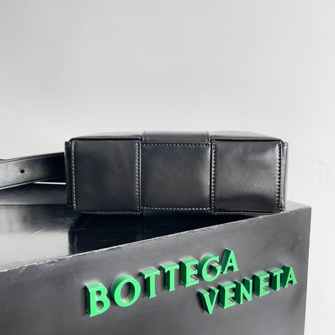 Bottega Veneta Mini Cassette Camera Bag - Unique Woven Handbag