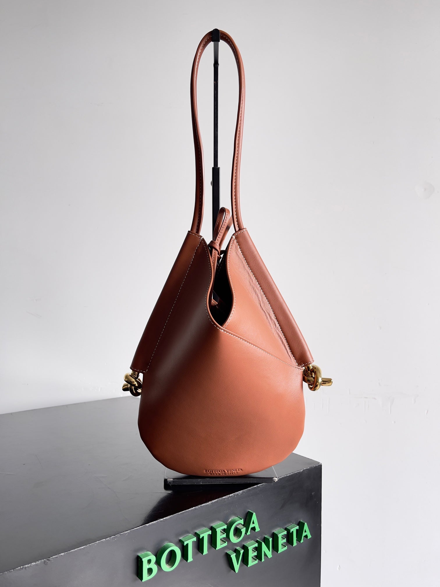 Bottega Veneta Women's Small Solstice Shoulder Bag in Natural Calfskin