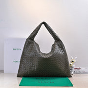 Large Woven Leather HOP Bag â€“ Modern Minimalist Style