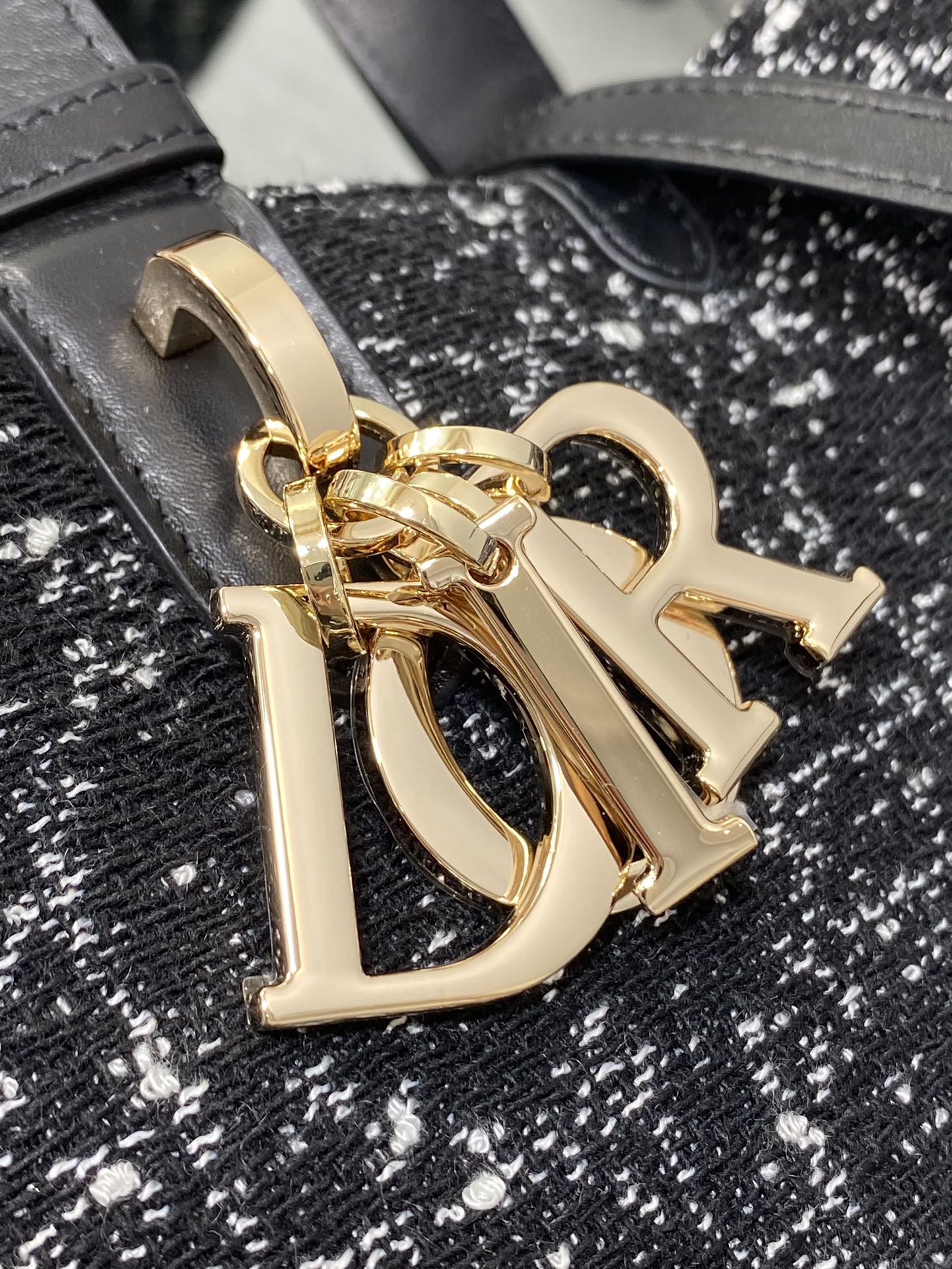 Dior Toujours Tweed Medium Handbag - Elegant Calfskin Design