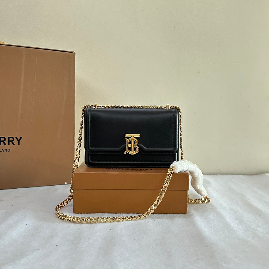 TB Exclusive Logo Lock Mini Bag - Italian Leather