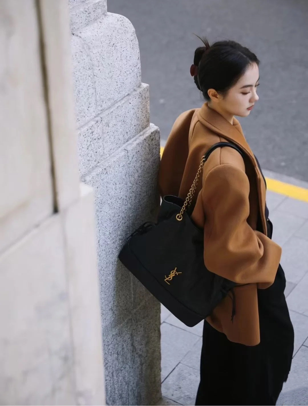 YSL Large Capacity Commuter Bag - Stylish & Functional