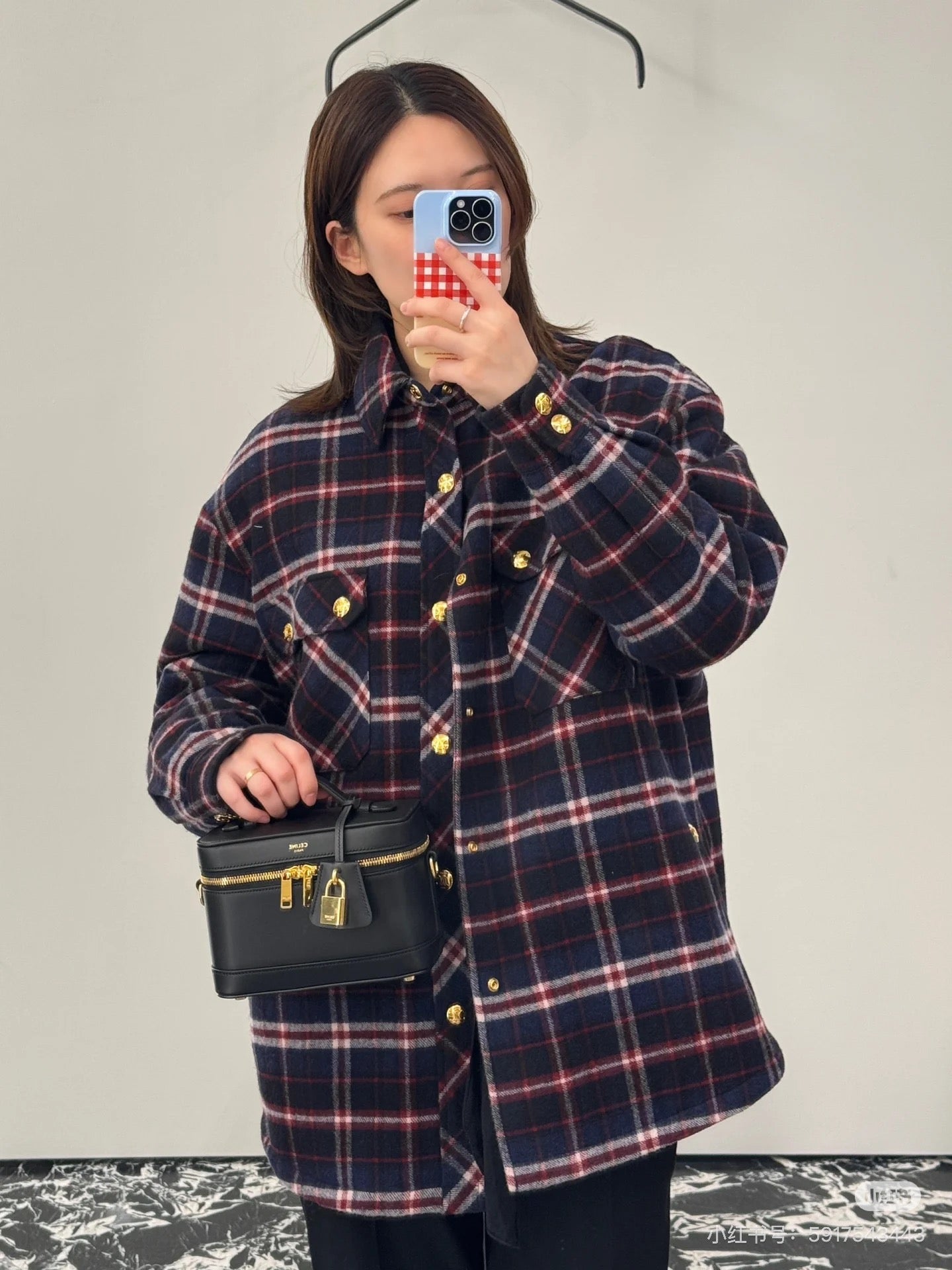 Stylish CE Vanity Makeup Box with Adjustable Shoulder Strap