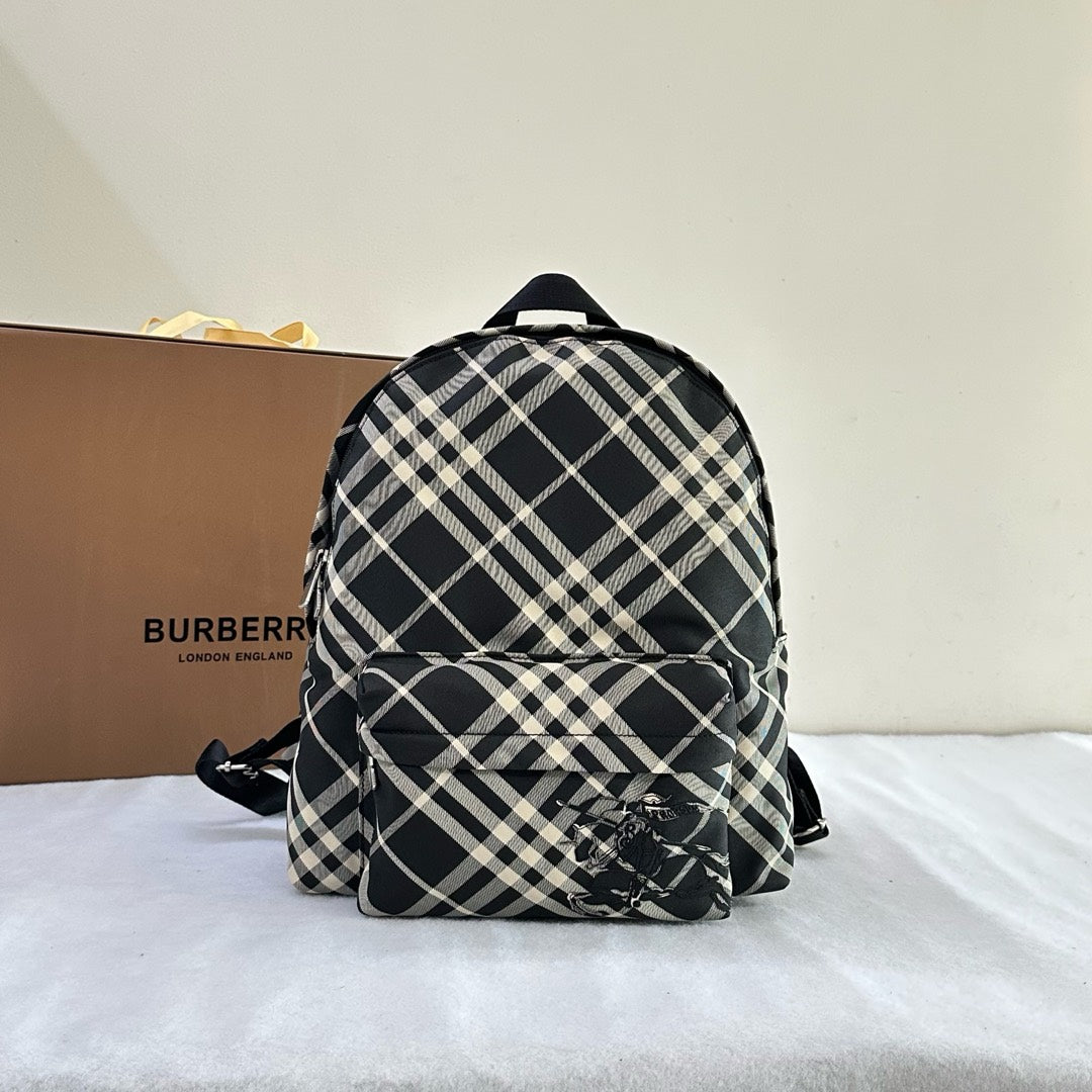 Burberry B Check Small Compact Backpack