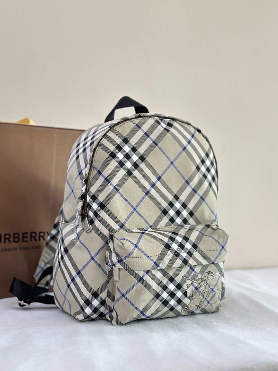 Burberry Check Small Compact Backpack