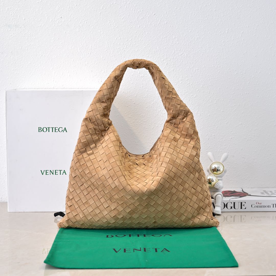 Medium Woven Leather HOP Bag - Stylish & Durable