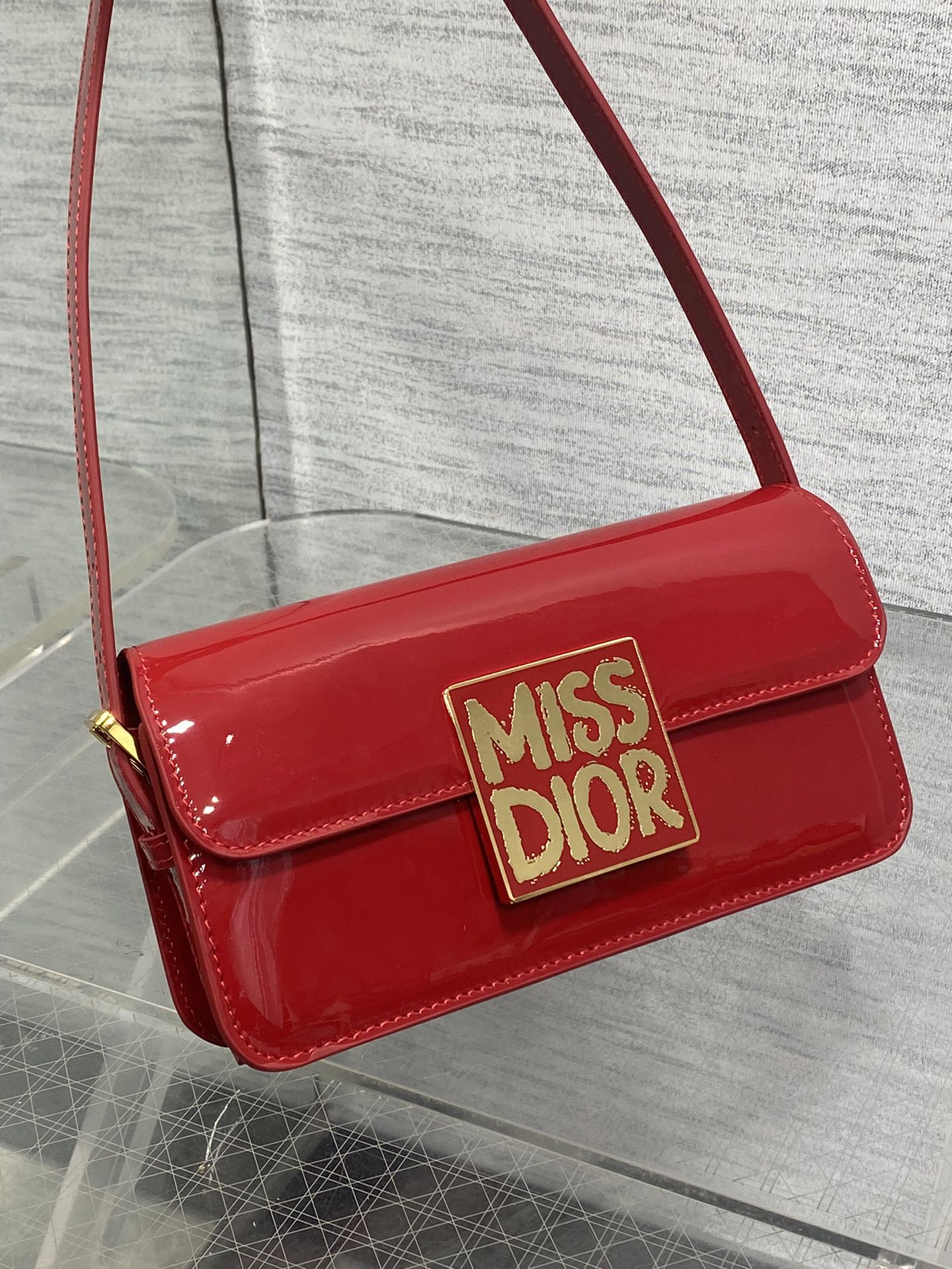 Miss Dior Retro Black Cow Leather Handbag